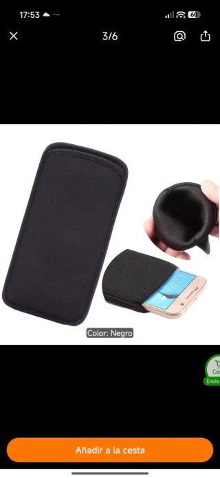 Funda Universal para Móvil Negra