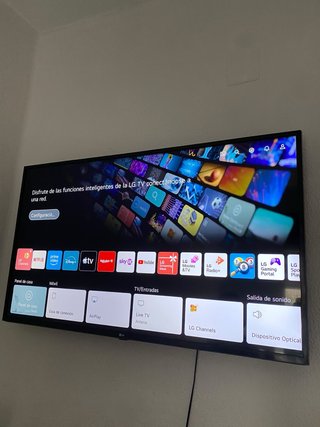 Smart TV LG 55 incluye soporte a la pared