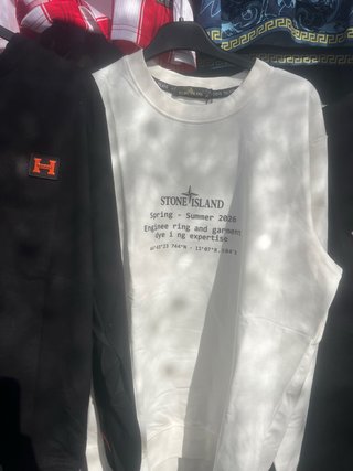 Sudadera Stone Island Blanca Todas las tallas