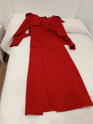 Vestido de fiesta rojo