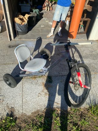 Drift Trike con horquilla de suspensión