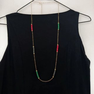 Collar Largo Artesanal de Colores