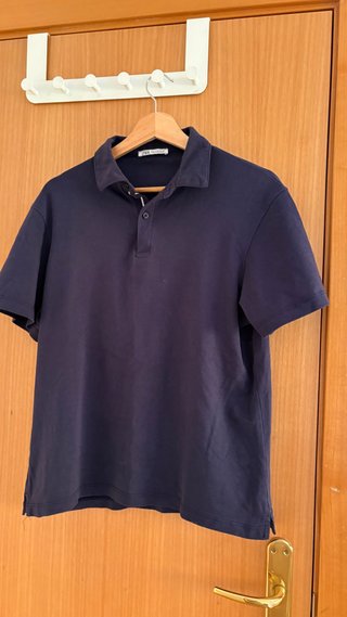 Polo Azul Marino Zara