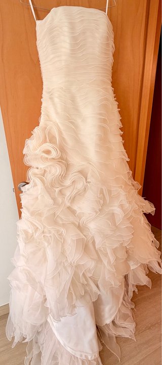 Traje de novia blanco talla 34