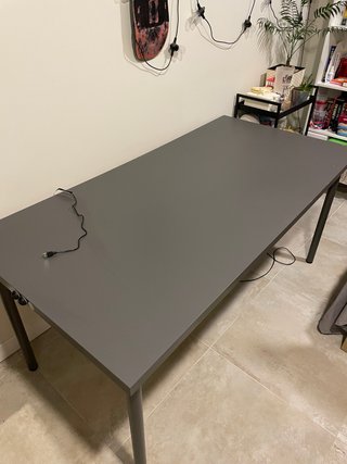 Escritorio IKEA 160x80 cm Gris