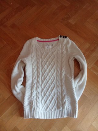 Jersey de punto blanco H&M