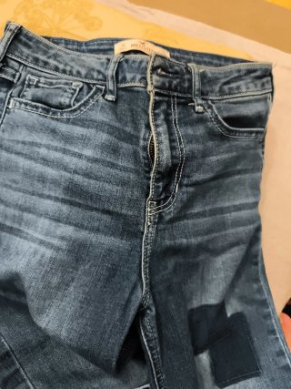 Vaqueros Hollister Azul Talla 32_34,aprox