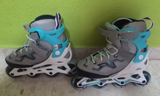 Patines en línea Oxelo ajustables (talla 32-36) le
