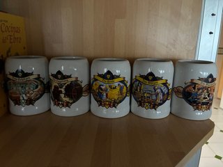 Set de 5 Jarras Alemanas Vintage
