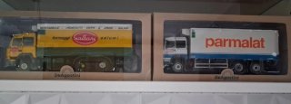 Set 2 Camioncini De Agostini Galbani Parmalat