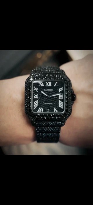 Reloj Cartier Automático Negro