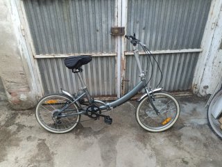Bicicleta Plegable Gris