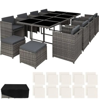 Conjunto de mesa y sedute ratán Orleans Tavoli par