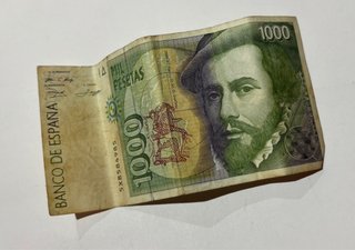 Billete de 1000 Pesetas (1992) Entrega en Gijon