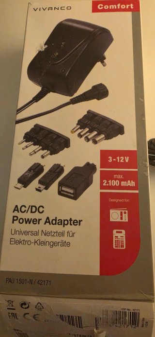 Transformador Universal Vivanco 3-12V