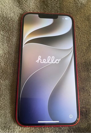 iPhone 14 Rosso Batteria 98%