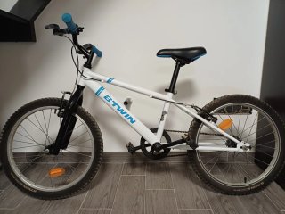 Bicicleta Infantil niño/a BTWIN 20 pulgadas blanca