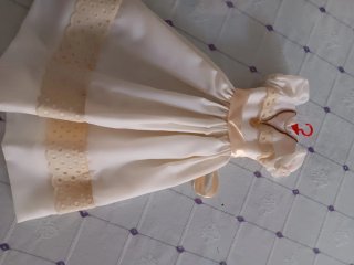 Vestido de Comunión para Muñeca Nancy. Años 70.