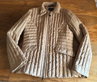 Piumino leggero Seventy trapuntato beige