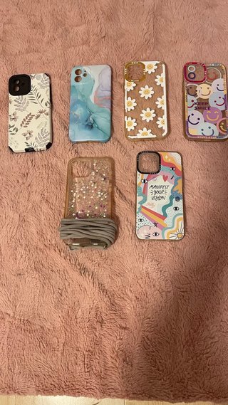 Lote de 6 fundas para iPhone 12