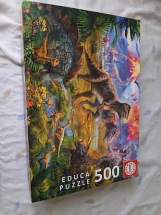 Puzzle Educa 500 piezas Dinosaurios