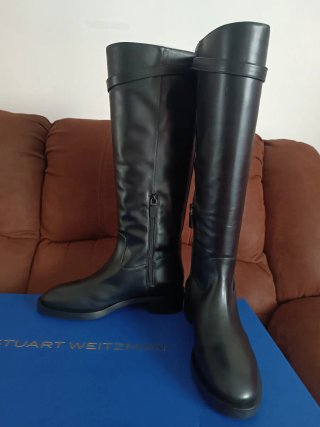 Botas altas Stuart Weitzman negras