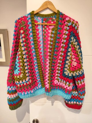 Chaqueta de Ganchillo Crochet Artesanal