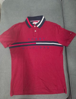 Polo Tommy Hilfiger Rojo Talla M