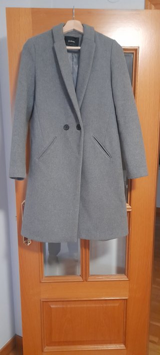 Abrigo Gris Stradivarius Talla S