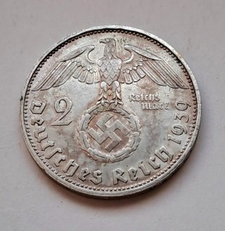 Moneda 2 Reichsmark Alemania 1939