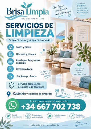 Limpieza profunda y limpieza semanal