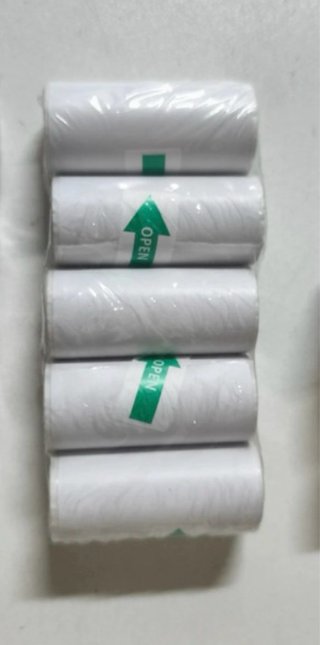 5 Rollos de Papel Adhesivo para Impresora Mini