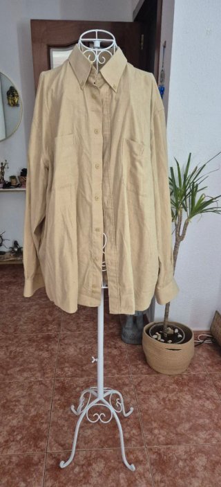 Camisa Beige Talla XXXL