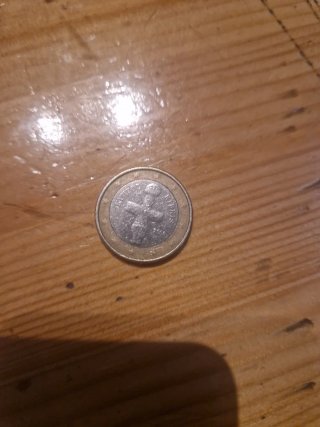 Moneda de 1 Euro de Grecia 2002