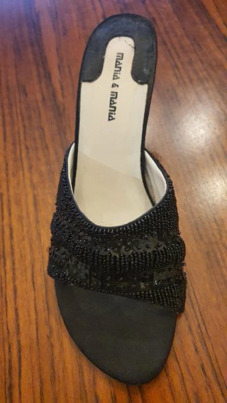 Sandalias de Fiesta Negras Mania & Mania