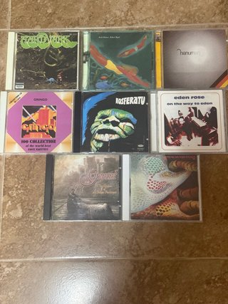 Lote de 8 CDs de Rock Progresivo 15 euros unidad