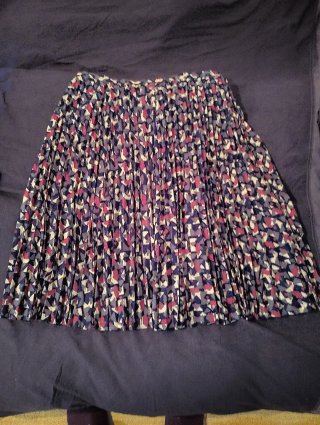 Falda plisada Yves Saint Laurent