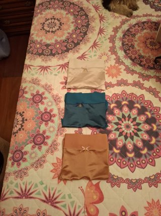 Set de 3 Lencería Satinada Talla XL