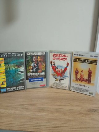 Lote 4 Películas VHS