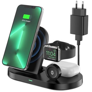 Cargador Inalámbrico 3 en 1 Plegable 15W