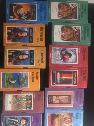 Lote de 12 Películas VHS