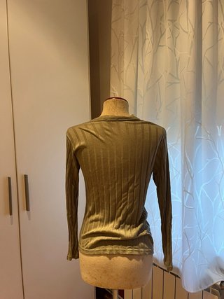 Camiseta Manga Larga Verde Talla M
