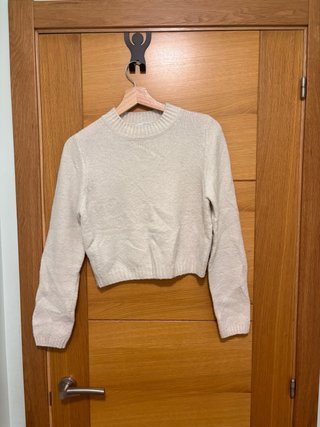 Jersey Stradivarius Blanco Talla L