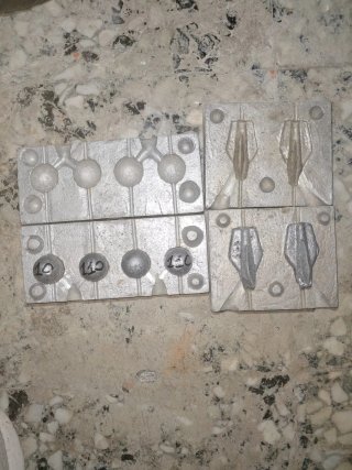 Moldes Plomos de Pesca