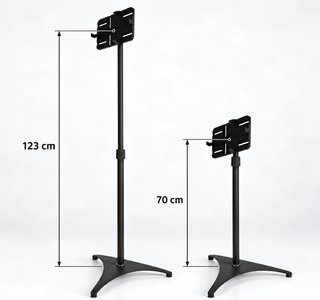 Soporte de Suelo Ajustable para Tablets
