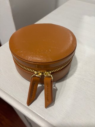 Joyero de viaje Chloé color cuero
