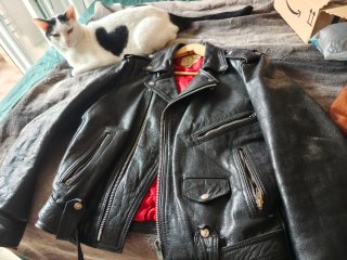 Chaqueta Biker Vintage Años 80