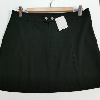 Falda Negra Bershka Talla 40