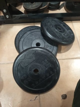 Set de 4 Discos de Pesas 10kg