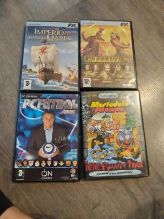 Lote de 4 Videojuegos para PC